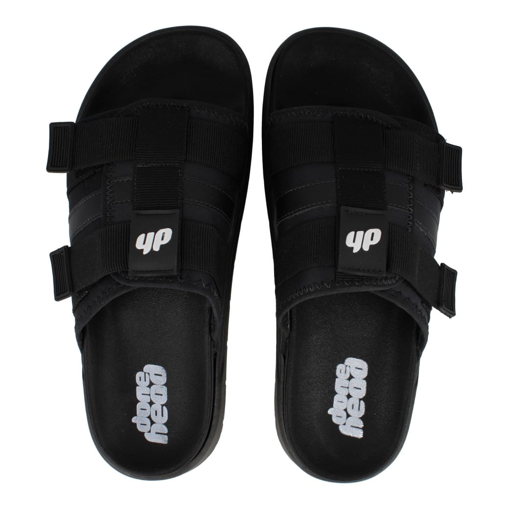 Done Head Chinelo DH049-002 Preto Borracha_4_999999992651350_